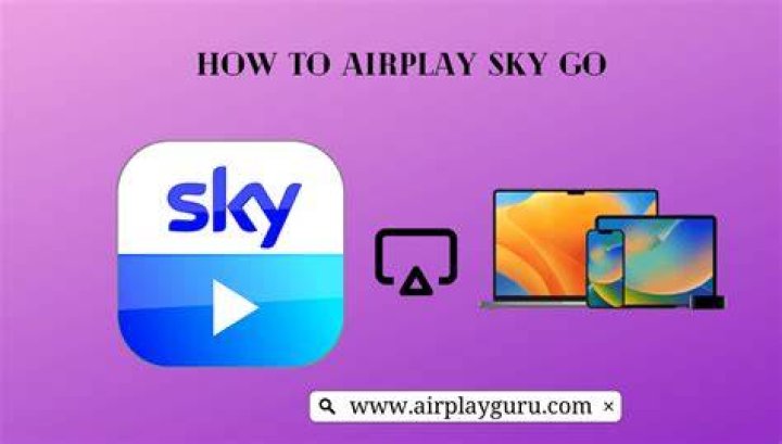 Can I airplay Sky Go to Apple TV?