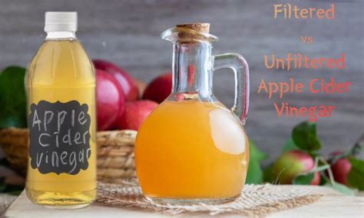 Can I use unfiltered apple cider vinegar?