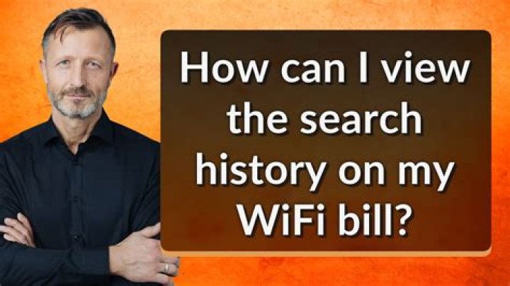 Can people see your history on the Internet bill?