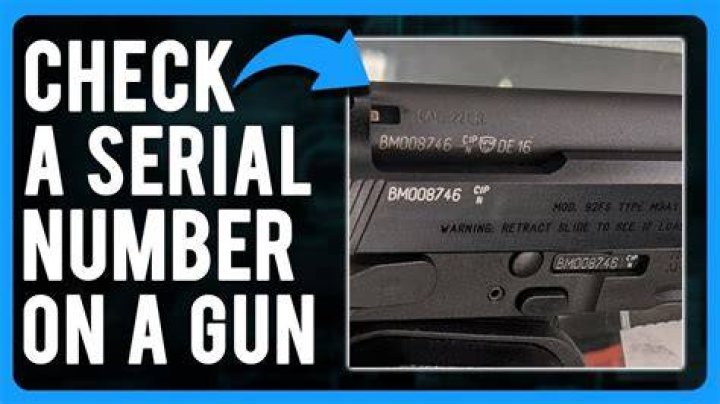 Can you look up a gun by serial number?