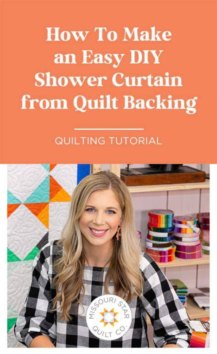 Can you quilt a shower curtain?