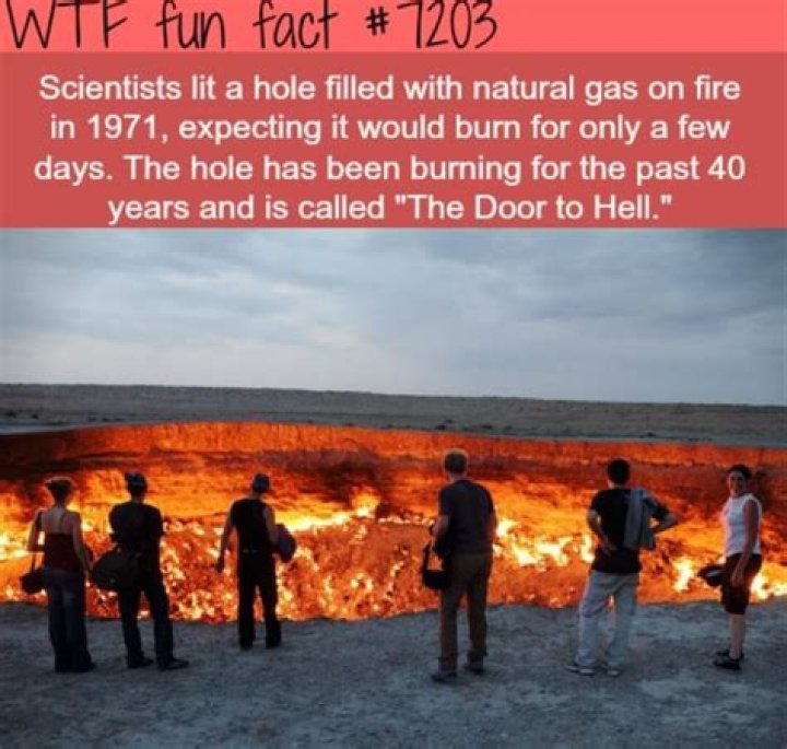 Did scientists lit a hole in 1971?