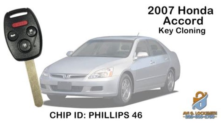 Does a 2007 Honda Accord have a transponder key?