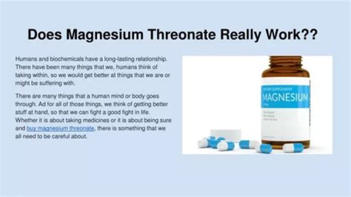 Does magnesium Threonate really work?