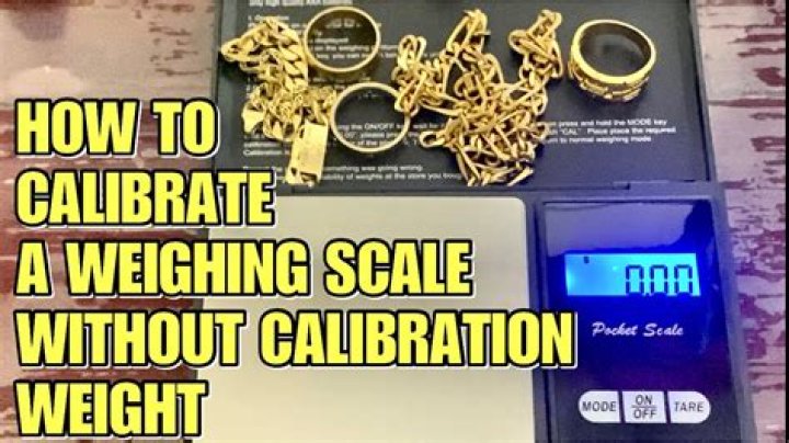 How do I calibrate my AWS scale without weights?