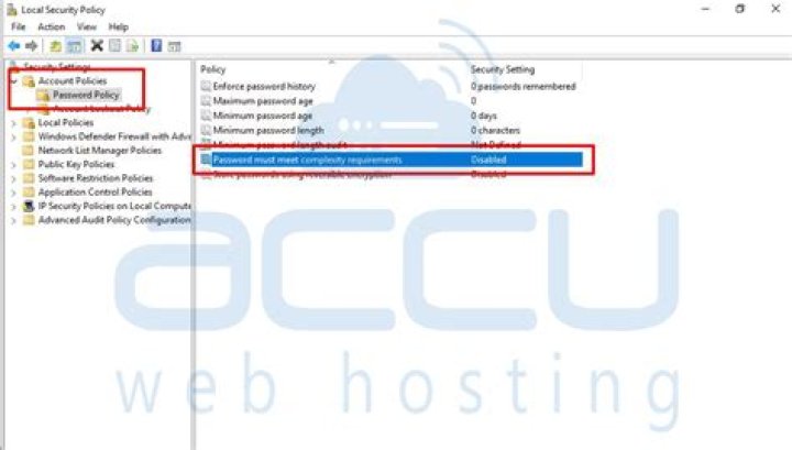 How do I change my Password Policy in Windows Server 2008?