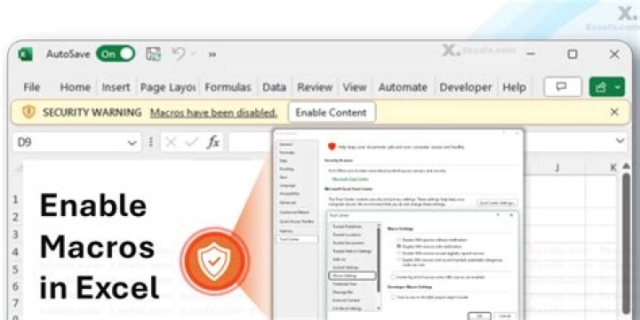 How do I enable macros for all users?
