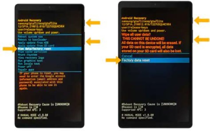 How do I factory reset my Sony Xperia?