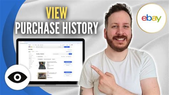 How do I find old purchase history on eBay?
