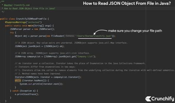 How do I format a JSON file?