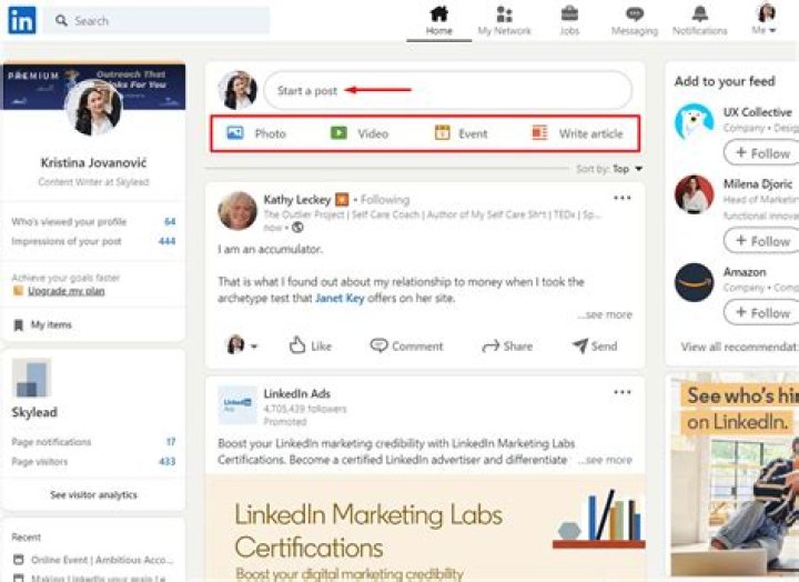How do I link LinkedIn to WordPress?
