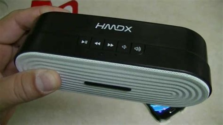 How do I reset my HMDX rave speaker?