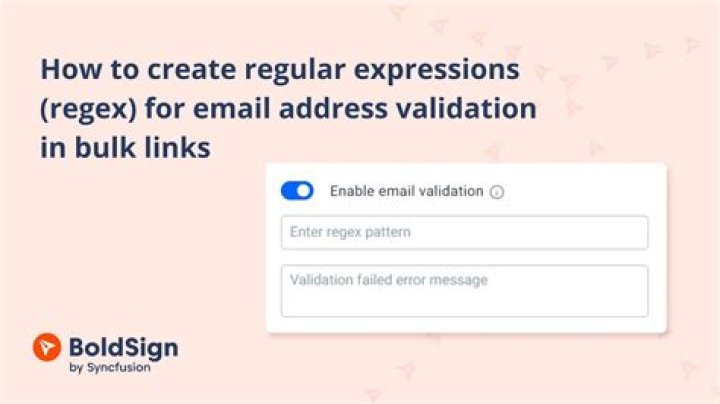 How do I validate an email address in regex?