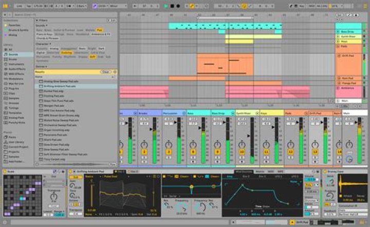 How do you add an effect rack in Ableton?