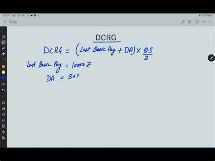 How do you calculate DCRG?