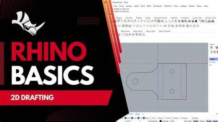 How do you draw 2D in rhino?