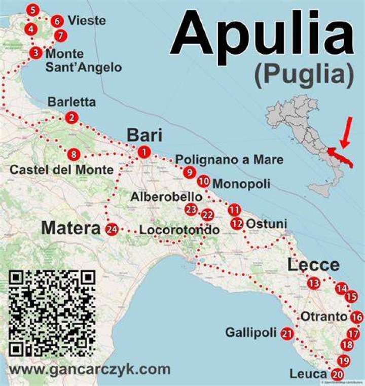 How do you get around Polignano a Mare?