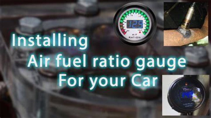 How do you install a air fuel ratio gauge?