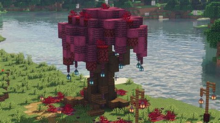 How do you make a cool tree in Minecraft?