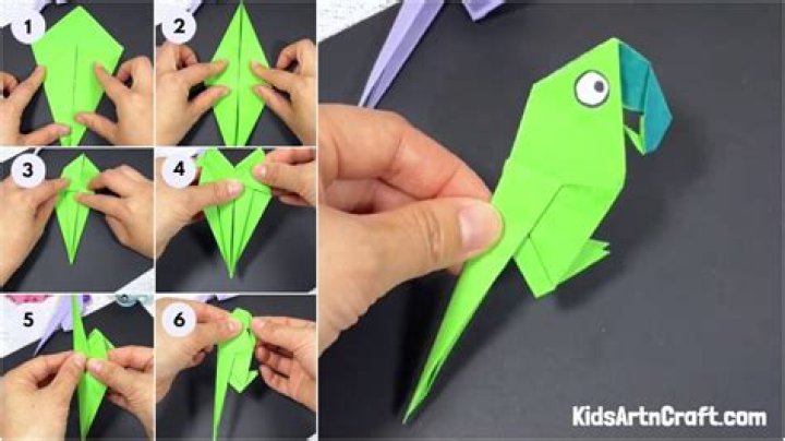 How do you make an origami parrot?