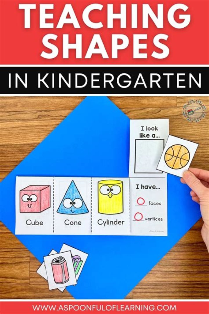 How do you teach shapes in kindergarten?