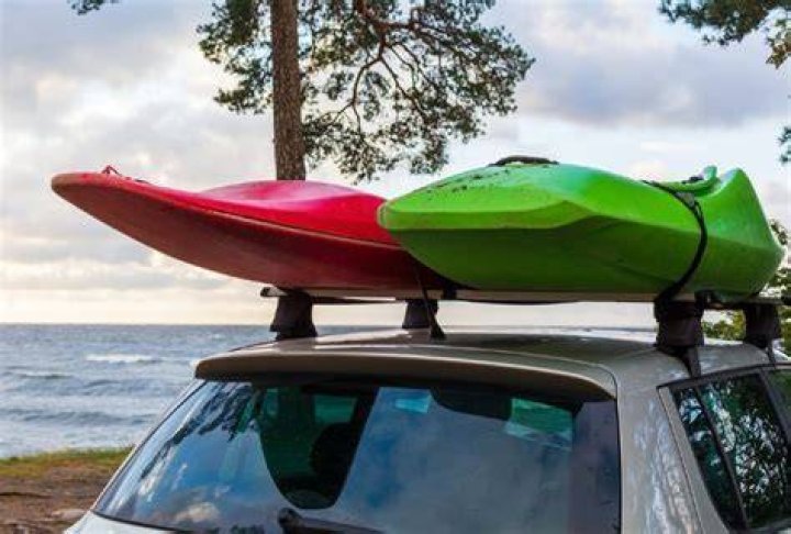 How do you transport a kayak on a small car?