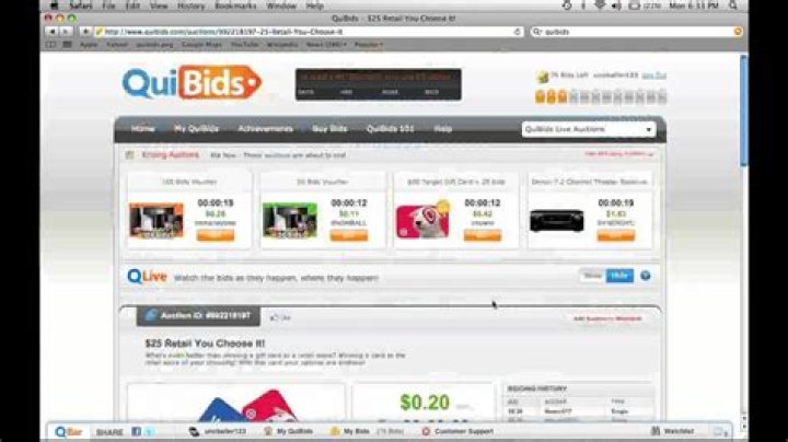 How do you win on Quibids?
