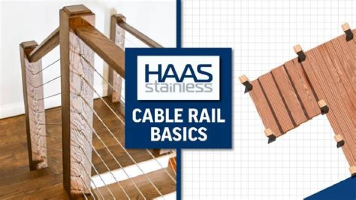 How far apart should cable railing be?
