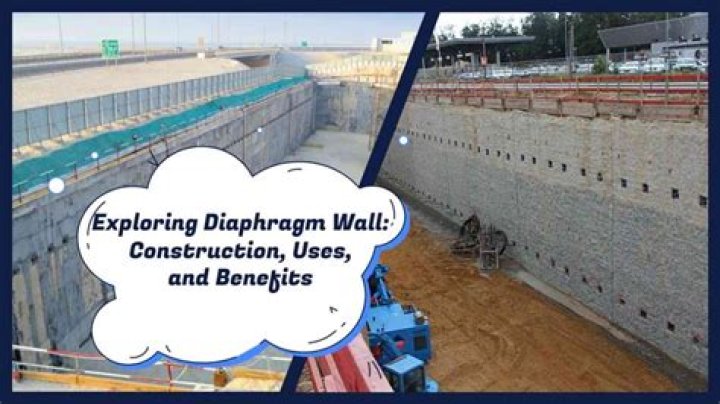 How is diaphragm wall constructed?