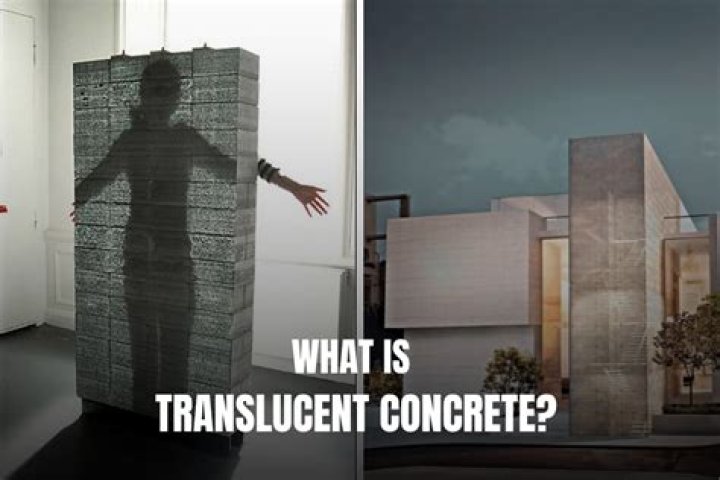 How is translucent concrete manufactured?