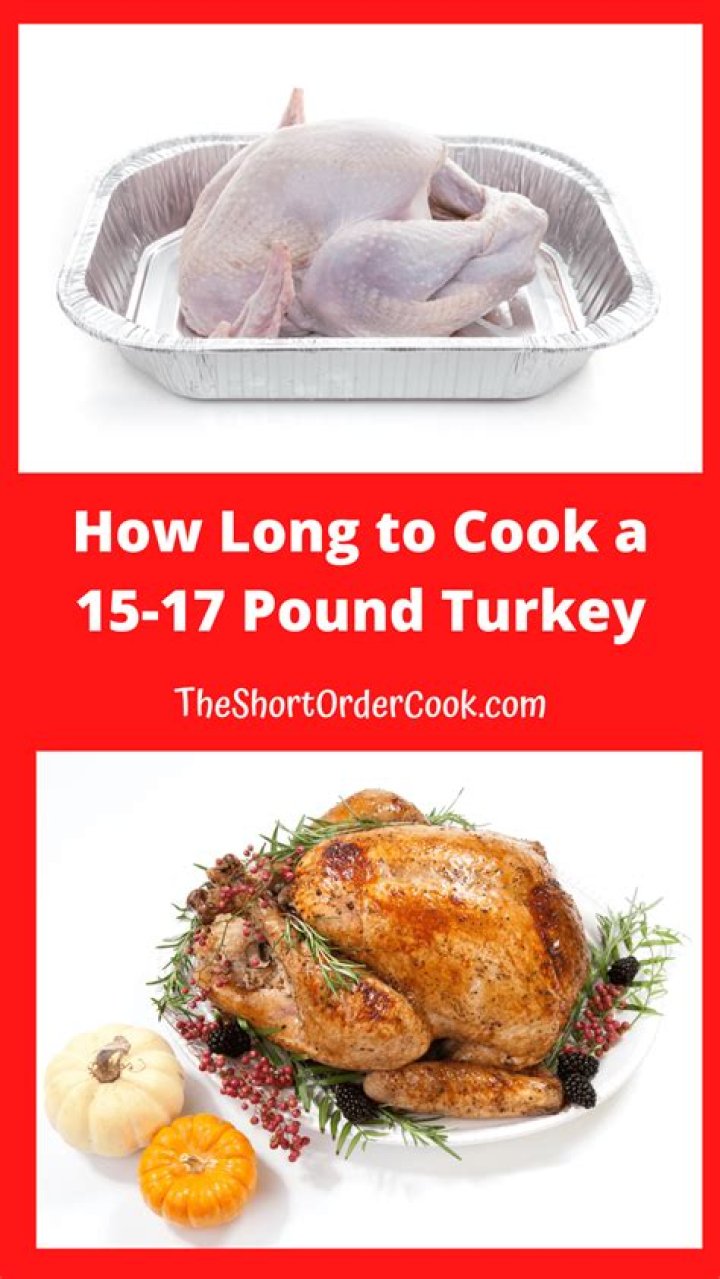 How long do you cook a 17 pound turkey per pound?