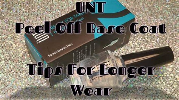 How long does UNT peel off base coat last?