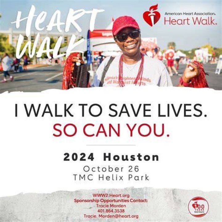How long is the American Heart Association Heart Walk?