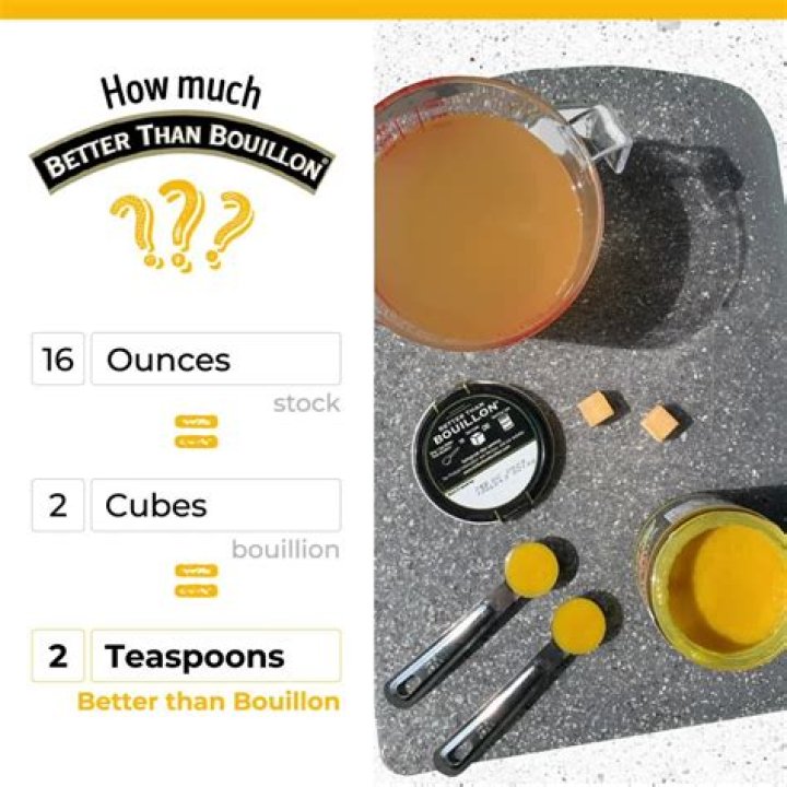 How many chicken bouillon cubes equal a teaspoon?