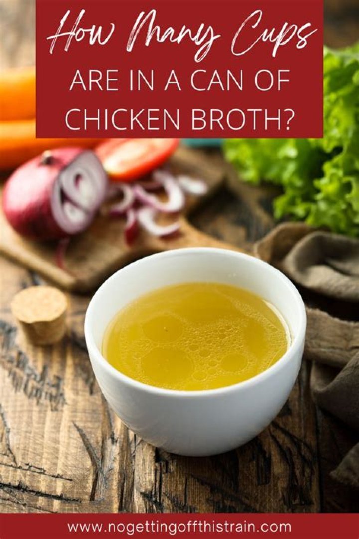 How many cups are in a 14 oz can of chicken broth?