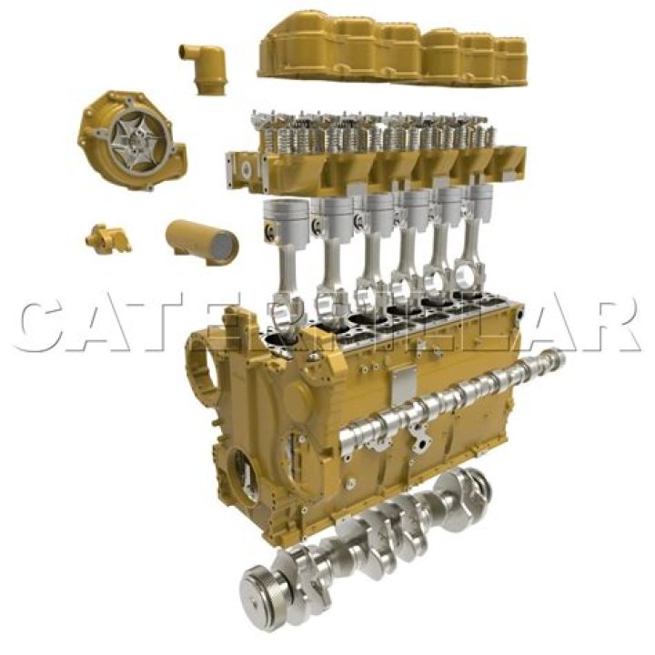 How many horsepower is a CAT 3406?
