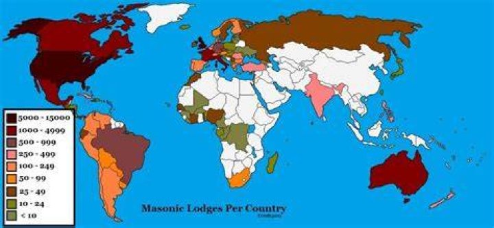 How many Masonic Lodges are in Oregon?
