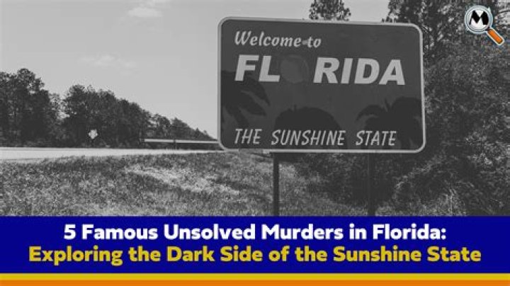 How many unsolved murders are in Florida?