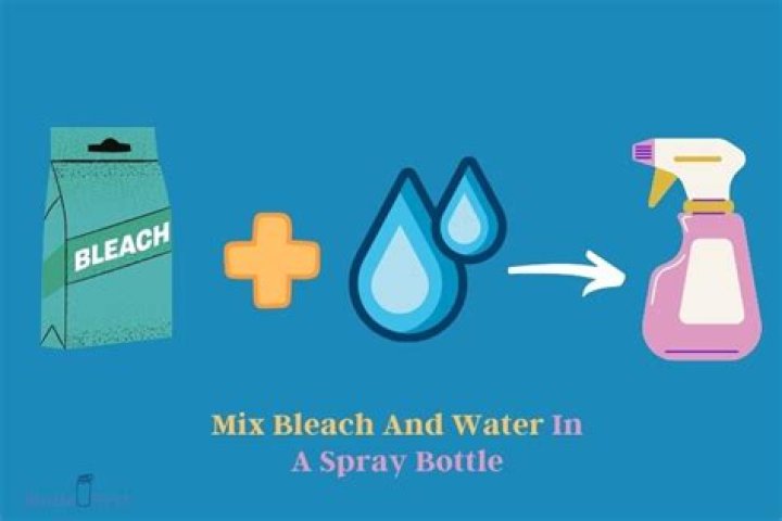 How much bleach do you mix with water?