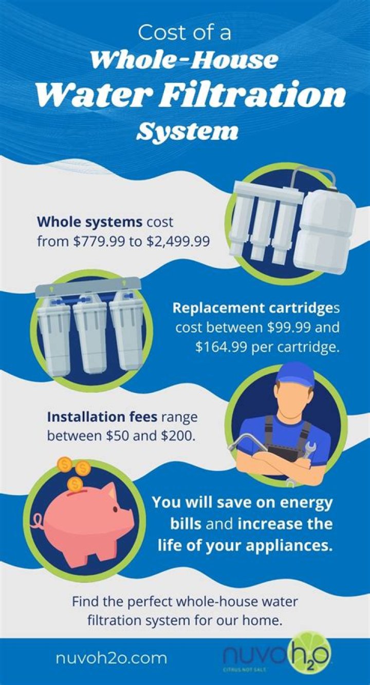 How much does it cost to install a whole house water filtration system?