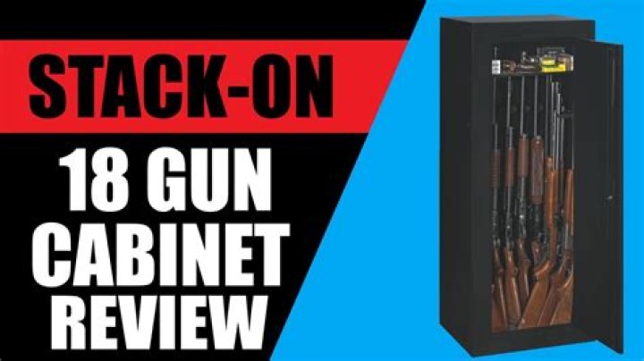 How much does stack-on 18 gun safe weigh?
