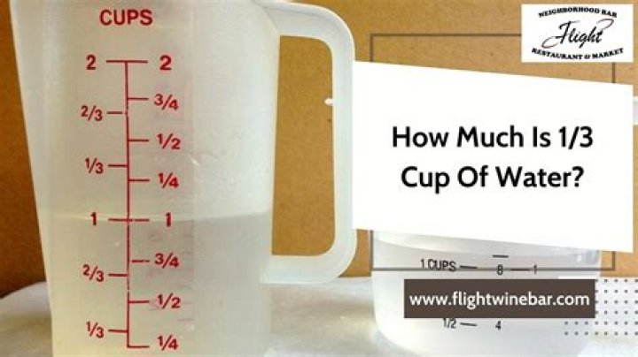 How much is an 8 th of a cup?