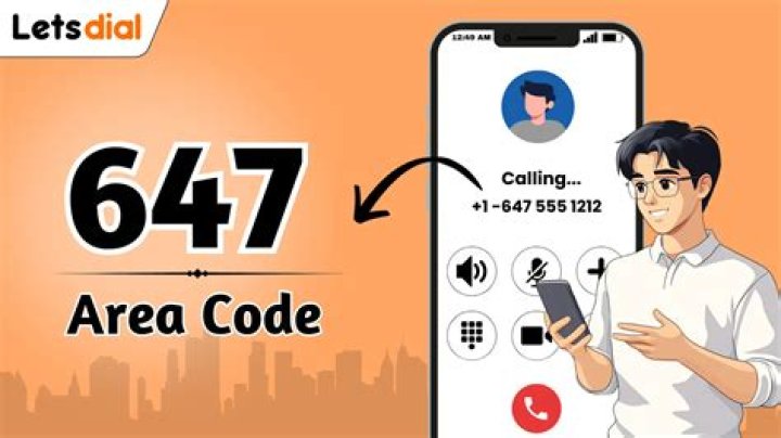 Is 647 a cell phone area code?