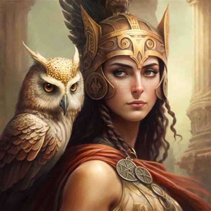 Is Athena owl eyed?