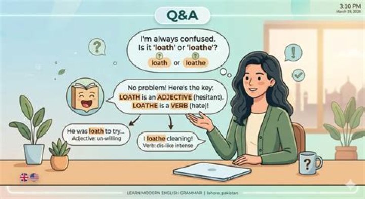 Is it loath or loth?