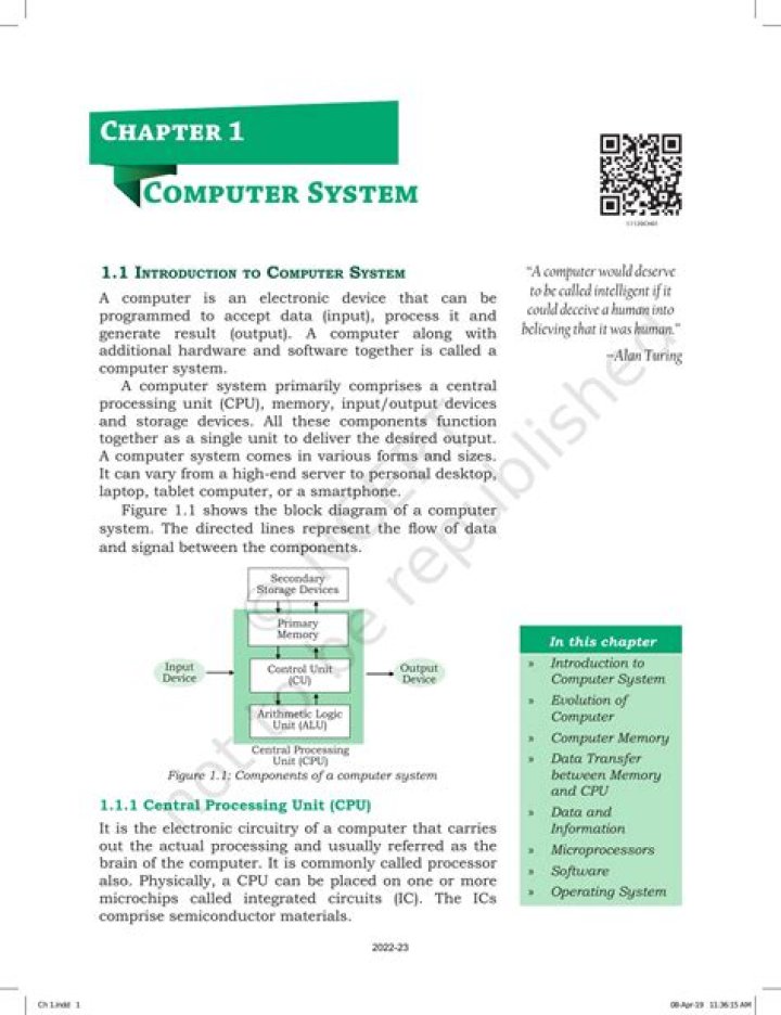 Is there any Ncert book for computer science?