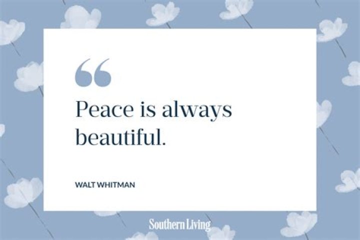 What are some peaceful quotes?