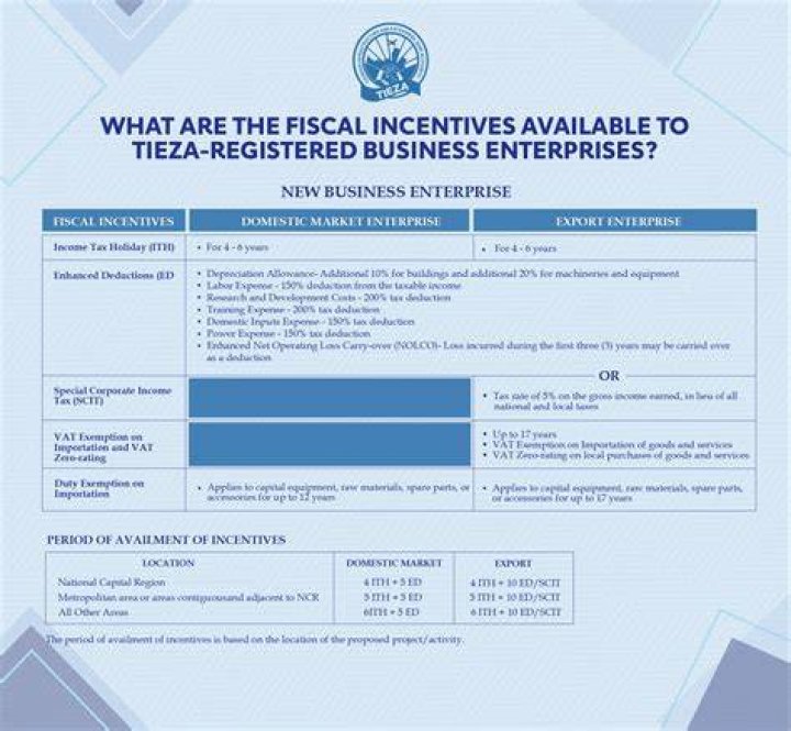 What are tax incentives for businesses?