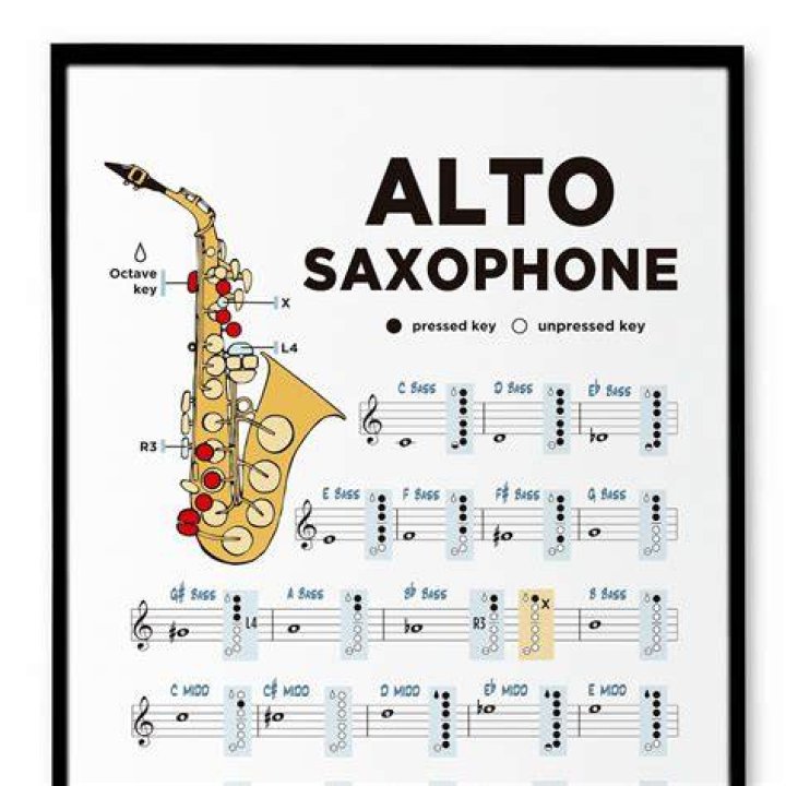 What are the main notes for saxophone?