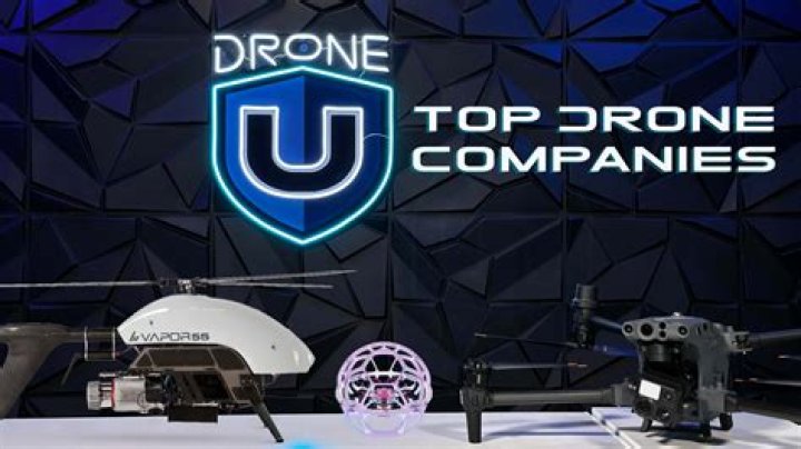 What are the top 10 drone companies?